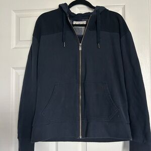 Original Penguin Men's Navy Blue Zip Up Hoodie Jacket M